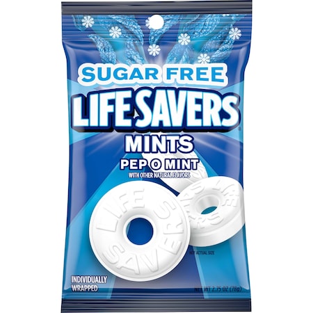 Life Savers Lifesavers Hard SF Pepomint 2.75 oz., PK12 384719